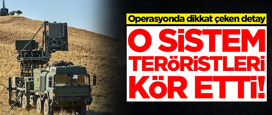 Barış Pınarı Harekatı'nda dikkat çeken detay! Teröristleri kör etti