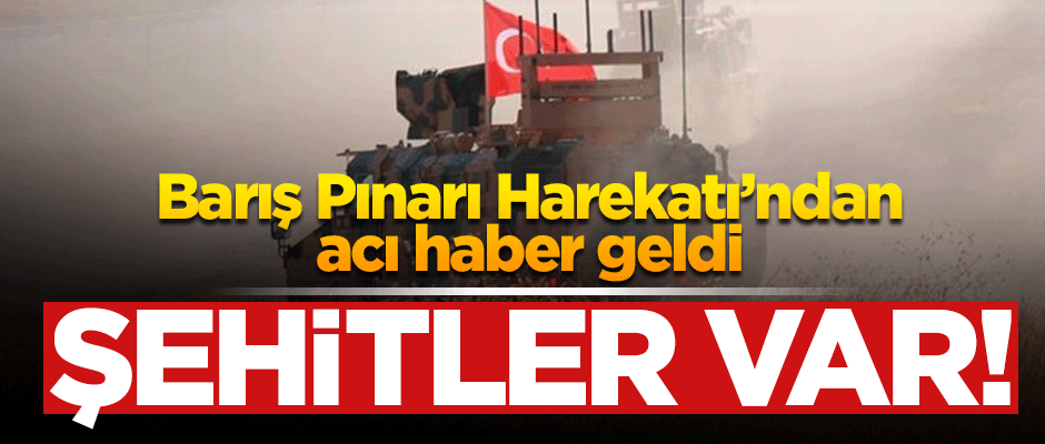Barış Pınarı Harekatı'nda Suriye Milli Ordusu'ndan acı haber geldi: 4 savaşçı şehit oldu!
