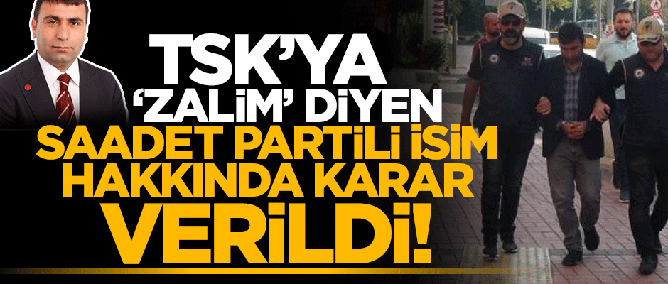 Barış Pınarı Harekatı'nı eleştiren Saadet Partili meclis üyesi tutuklandı