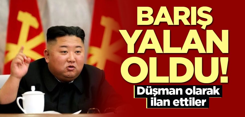 Barış yalan oldu! Düşman ilan ettiler