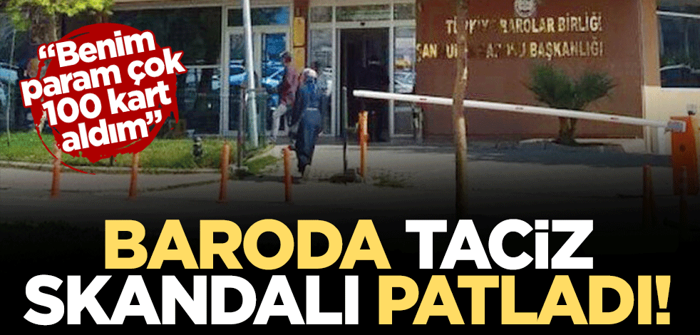 Baroda rezalet patladı! Stajyer avukatı 100 hattan taciz etmiş