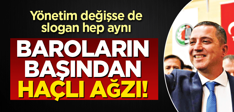 Baroların başından haçlı ağzı!