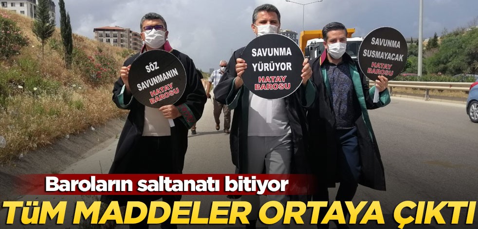 Baroların saltanatı bitiyor! Tüm maddeler ortaya çıktı