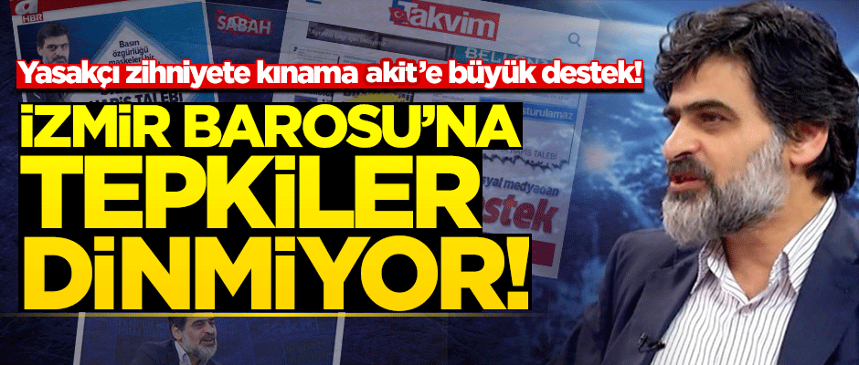 Baroya kınama Akit’e büyük destek!
