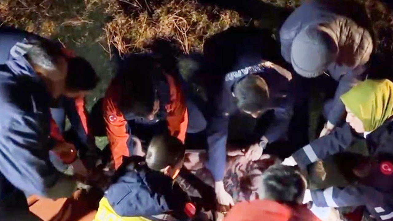 Bartın'da eve dönmeyen yaşlı kadın, 38 saat sonra dağda donmak üzereyken bulundu