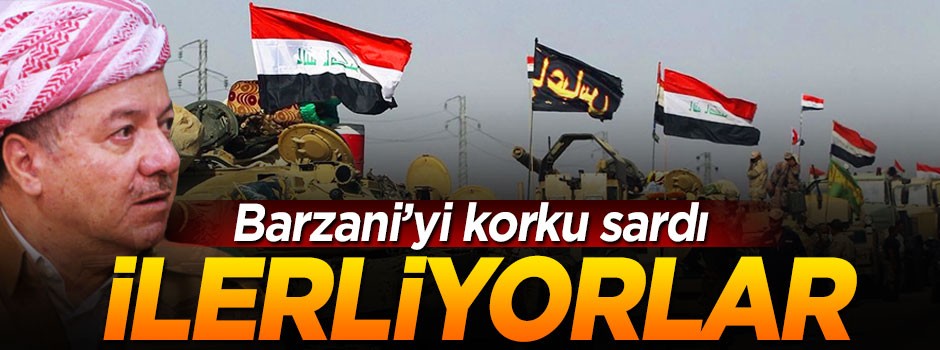 Barzani endişeli, Irak ordusu ilerlemesini sürdürüyor