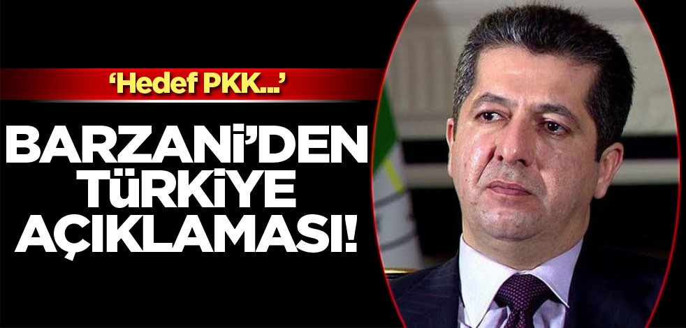 Barzani'den Türkiye açıklaması: Hedef PKK