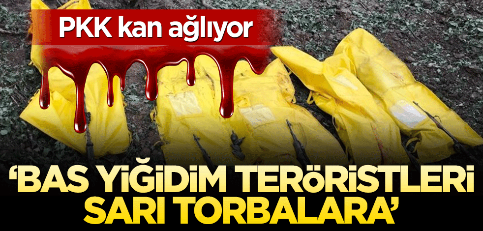 Bas yiğidim teröristleri sarı torbalara!