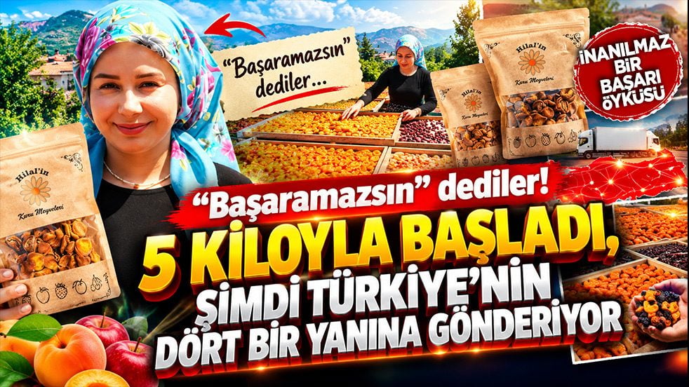 "Başaramazsın" dediler! 5 kiloyla başladı, şimdi Türkiye'nin dört bir yanına gönderiyor