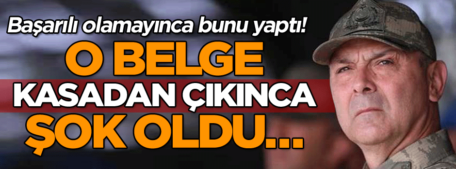 Başarılı olamayınca bunu yaptı! O belge kasadan çıkınca şok oldu…