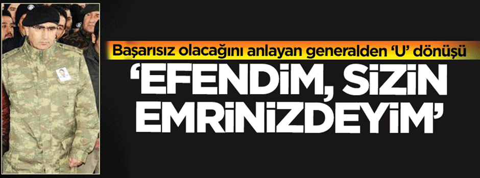 Başarılı olamayınca telefon etti: Efendim sizin emrinizdeyim