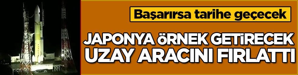 Başarırsa tarihe geçecek! Japonya Phobos’tan örnek getirecek uzay aracını fırlattı