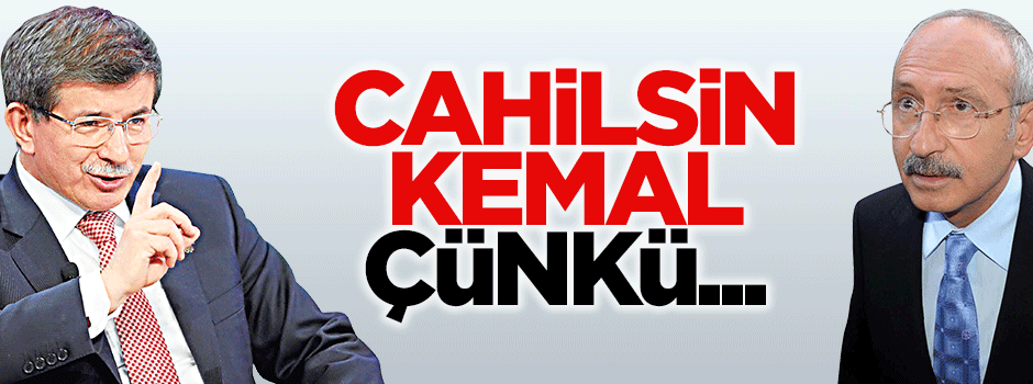 Davutoğlu: Cahile laf anlatmak zor