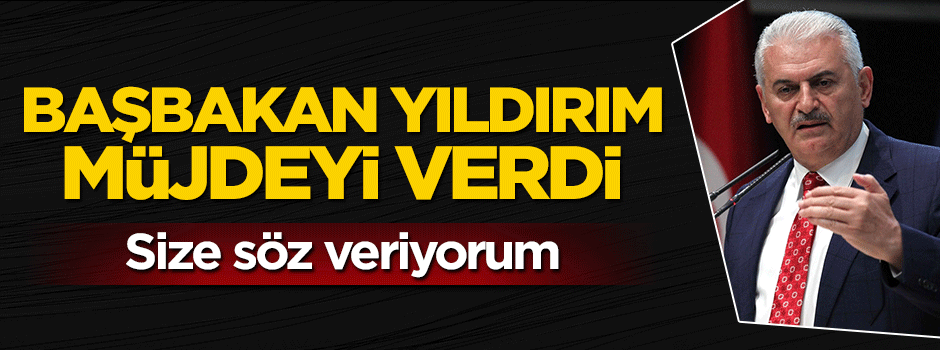 Başbakan Binali Yıldırım Ankaralılara müjdeyi verdi