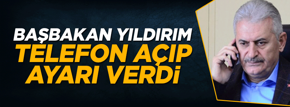 Başbakan Binali Yıldırım telefon açtığı Schulz'a ayar verdi