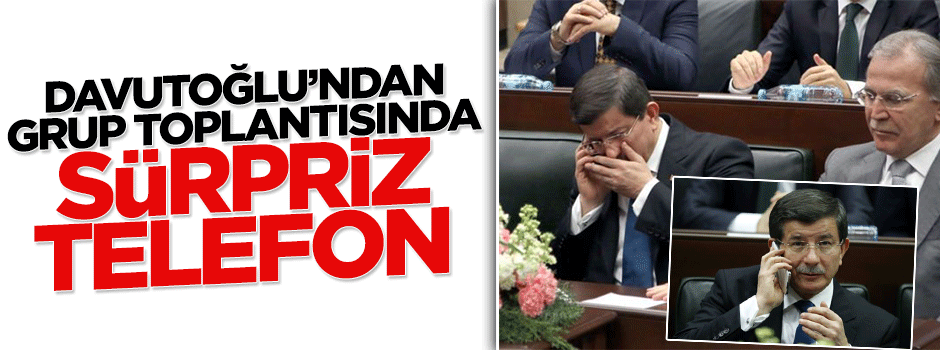 Başbakan Davutoğlu, Efkan Ala'yı göremeyince telefona sarıldı