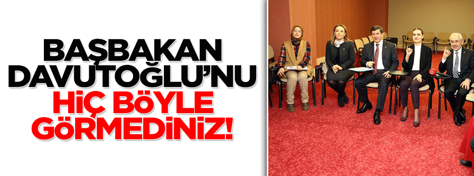 Başbakan Davutoğlu, işaret dili dersine katıldı