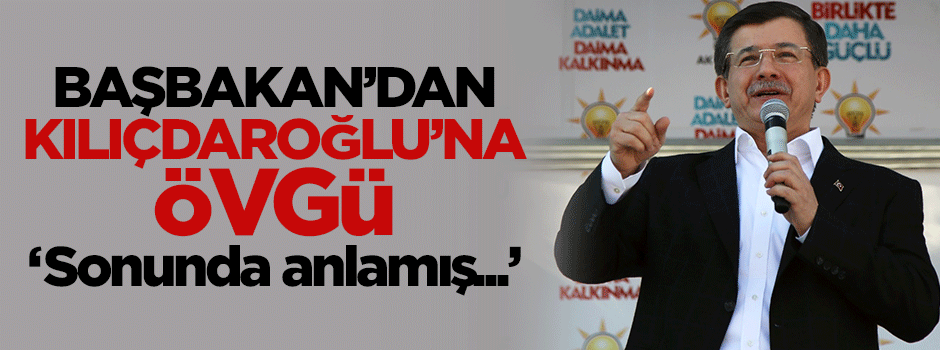 Başbakan Davutoğlu: Kılıçdaroğlu nihayet Erzurum'un ona oy vermeyeceğini anlamış