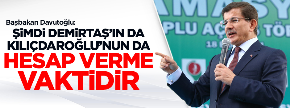 Başbakan Davutoğlu: Maskeleri düşmüştür