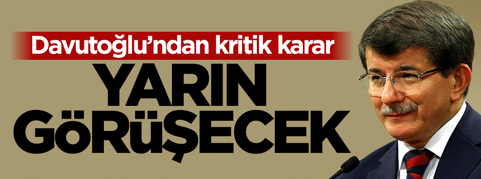 Başbakan Davutoğlu Necdet Özel ile görüşecek