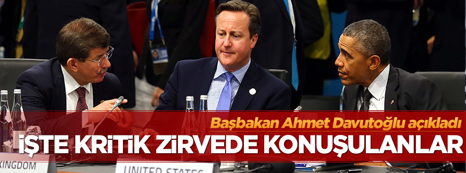 Başbakan Davutoğlu, Obama ile ne görüştü?