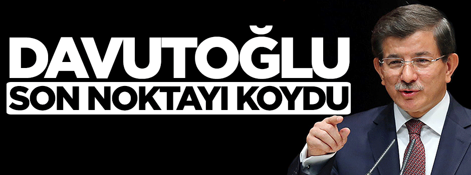 Başbakan Davutoğlu: Sarsılacak bir şey değil