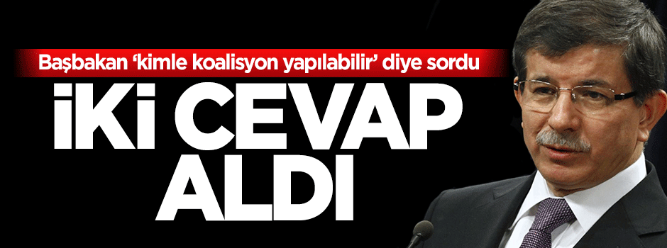 Başbakan Davutoğlu teşkilatlara koalisyonu sordu