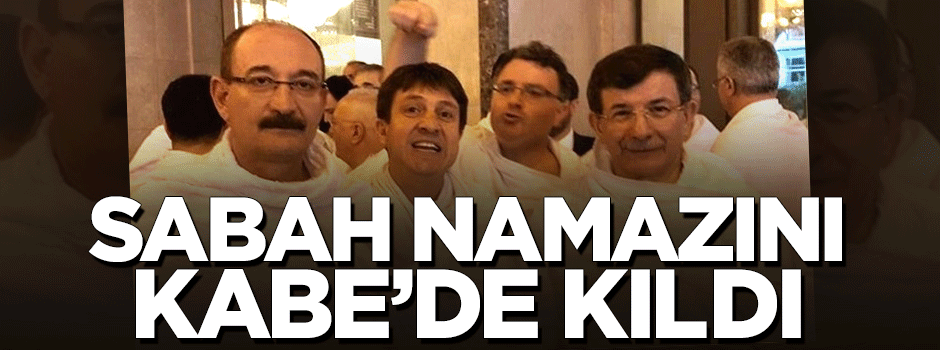 Başbakan Davutoğlu umre yaptı
