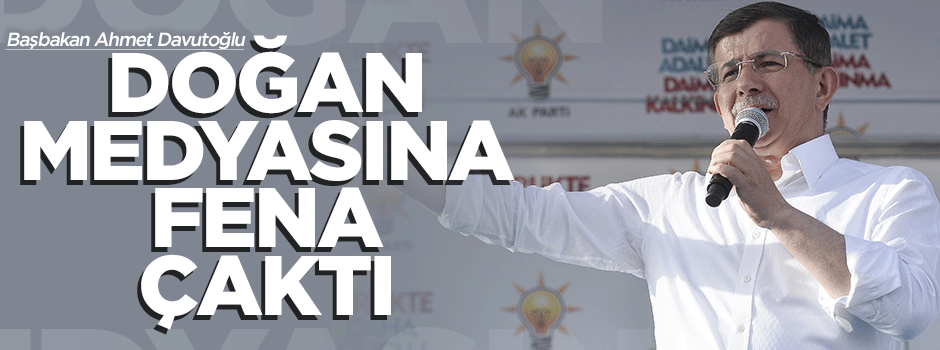 Başbakan Davutoğlu Zonguldak mitinginde konuştu