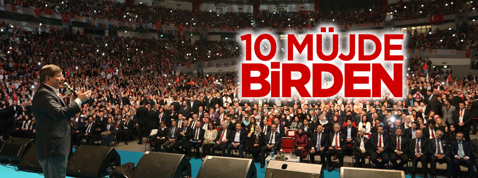 Başbakan Davutoğlu'ndan Almanya'da 10 müjde