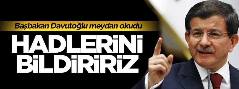 Başbakan Davutoğlu'ndan HDP'li vekillere sert tepki