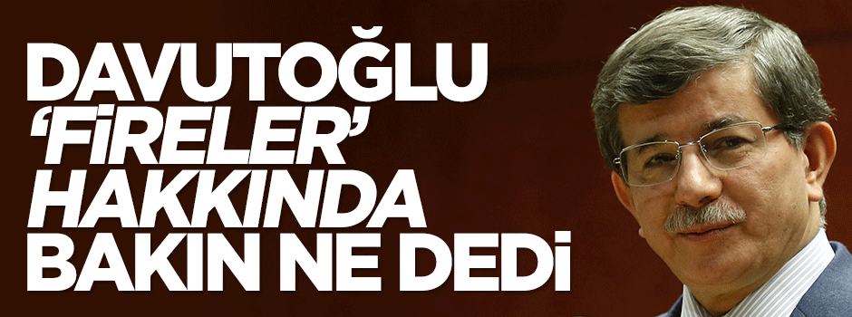 Başbakan Davutoğlu'ndan oylama ve fire yorumu