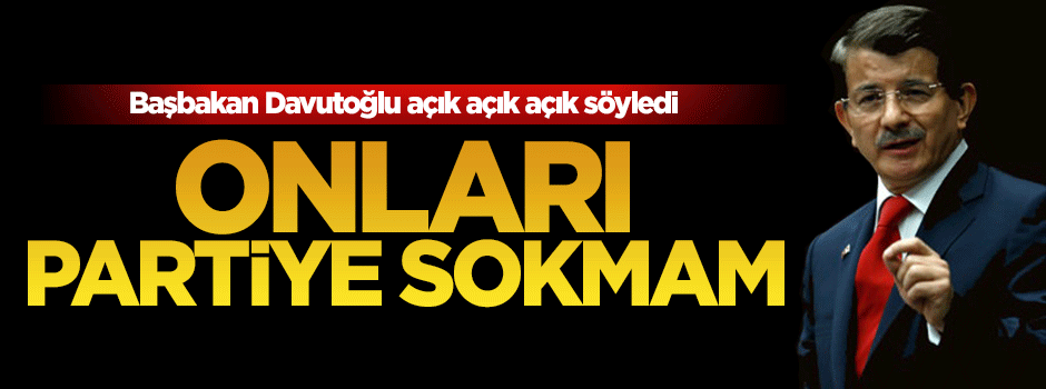 Başbakan Davutoğlu'ndan vekillere uyarı!