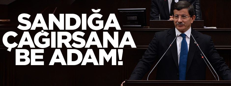 Başbakan Davutoğlu'nun grup toplantısı konuşması