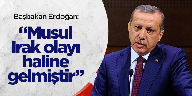 Başbakan Erdoğan: "Musul tamamıyla bir Irak olayı haline gelmiştir"