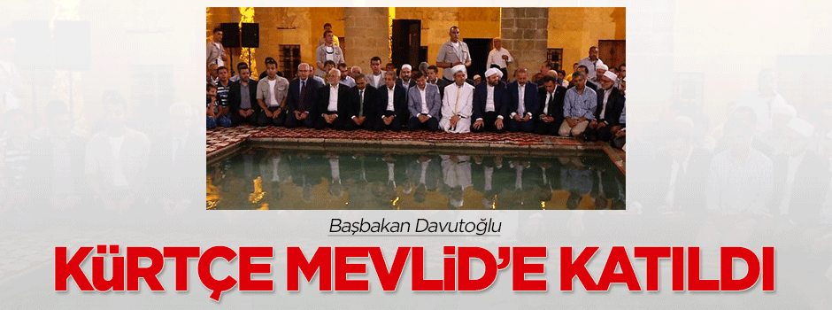 Başbakan Kürtçe Mevlid programına katıldı