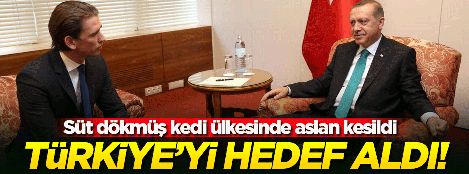 Başbakan olur olmaz Türkiye'yi hedef aldı