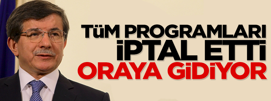 Başbakan programlarını cenaze için iptal etti