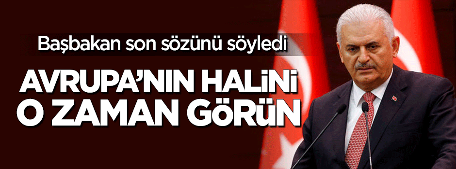 Başbakan son sözünü söyledi: Mülteci anlaşması...
