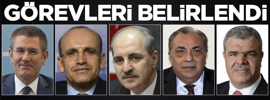 Başbakan yardımcılarının görevleri ve bağlı kuruluşları belirlendi