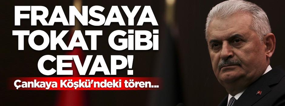 Başbakan Yıldırım: Fransa'nın düşüncesi sakat!
