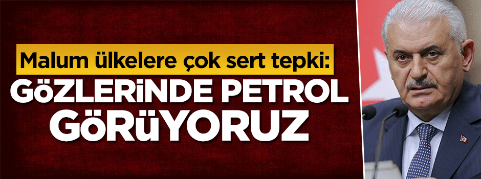 Başbakan Yıldırım: Gözlerinde petrol görüyoruz