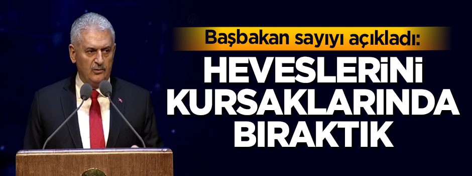 Başbakan Yıldırım: Heveslerini kursaklarında bıraktık