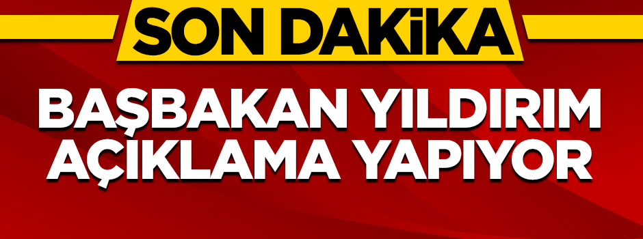 Başbakan Yıldırım o ülkeye gitmeden canlı yayında açıkladı