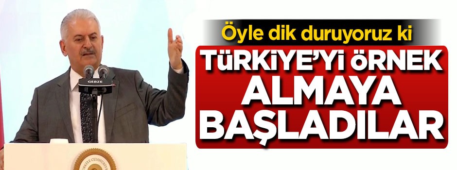 Başbakan Yıldırım konuşuyor