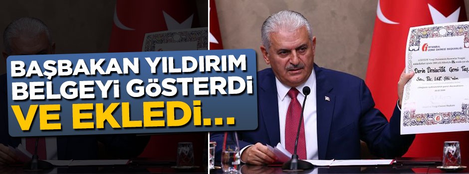 Başbakan Yıldırım'dan çocukları hakkındaki iddialara belgeli cevap