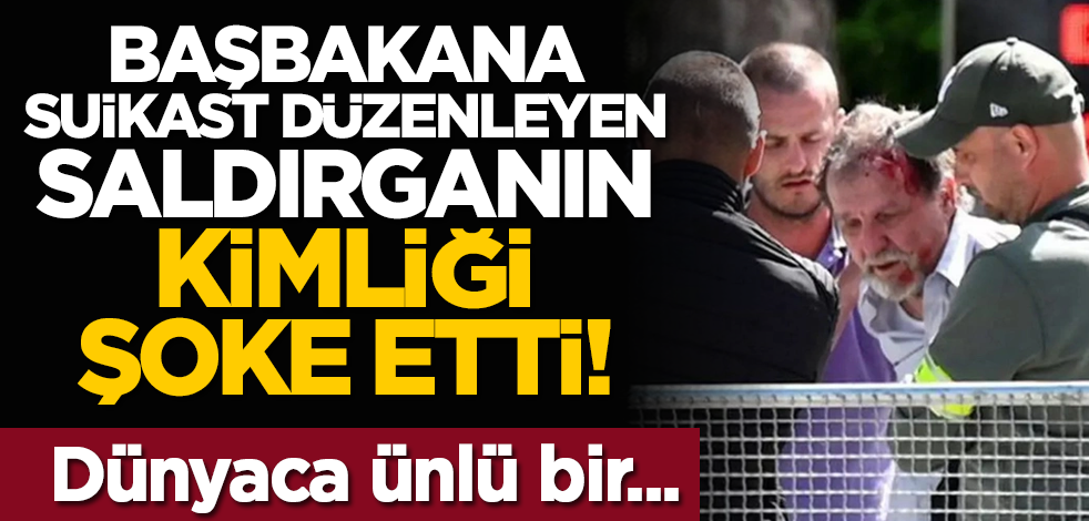 Başbakana suikast düzenleyen saldırganın kimliği şoke etti! Dünyaca ünlü bir...