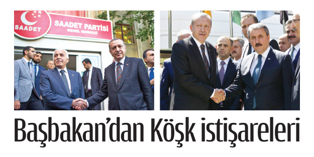 Başbakan’dan Köşk istişareleri