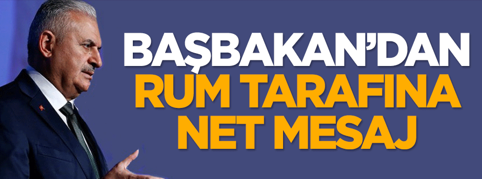 Başbakan'dan kritik Kıbrıs mesajı!