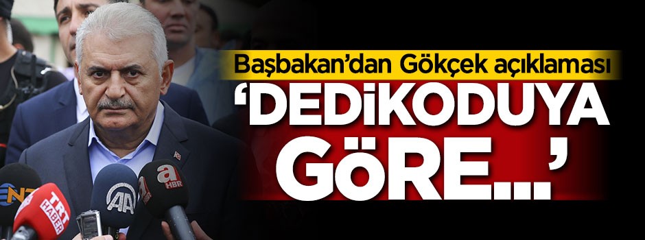 Başbakan'dan Melih Gökçek açıklaması